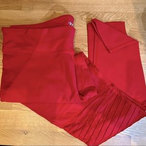 Joy Lab Red Moto Detail yoga leggings size XL